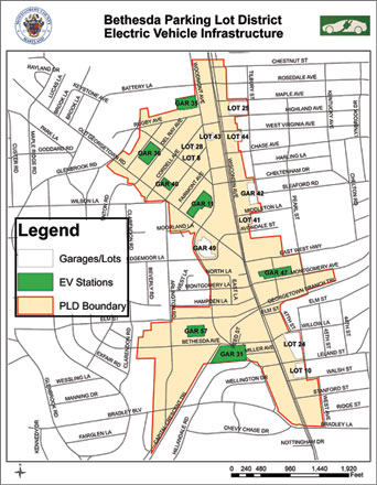 EV Bethesda Infrastructure Map