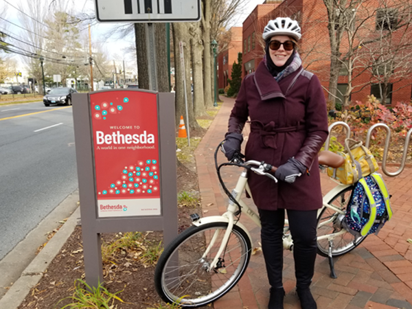 Winter Biking in Bethesda